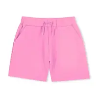 Dětské bavlněné šortky Kenzo Kids růžová barva, hladké, nastavitelný pas, K61042