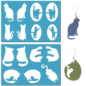 Acrylic Earring Handwork Template