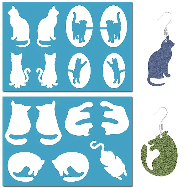 Acrylic Earring Handwork Template