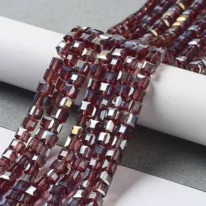 Electroplate Glass Beads Strands
