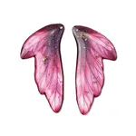 2Pcs Transparent Epoxy Resin Pendants