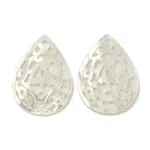 Natural White Shell Hollow Pendants