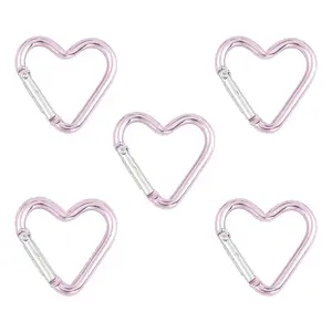 5Pcs Zinc Alloy Spring Gate Rings