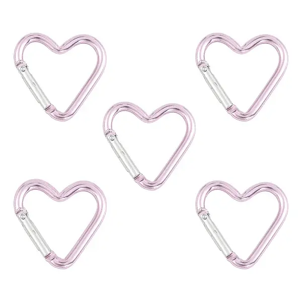 5Pcs Zinc Alloy Spring Gate Rings