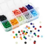 600Pcs 10 Colors Glass Beads