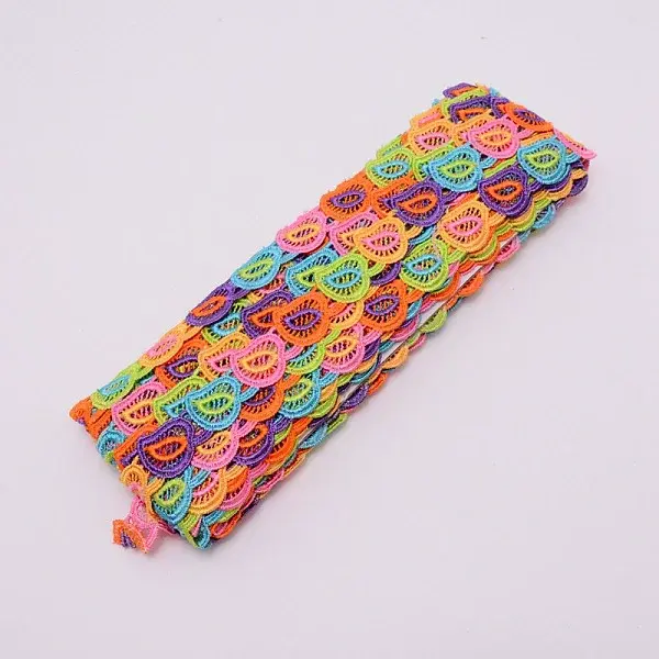 Heart Embroidered Polyester Ribbon