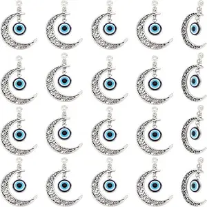 Alloy Hollow Moon Big Pendants