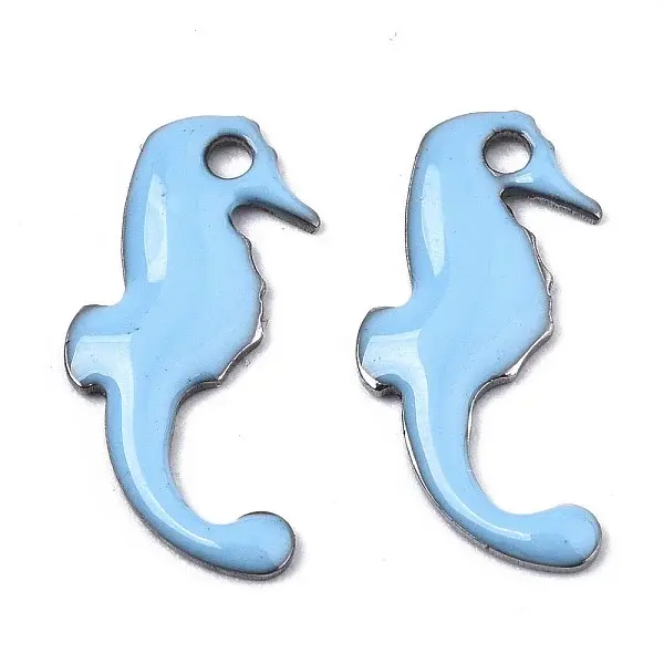 201 Stainless Steel Enamel Charms