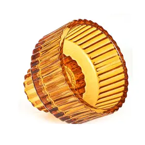 Glass Candlestick Holder