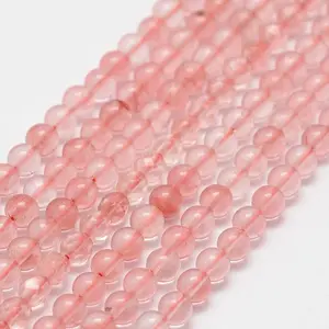 Cherry Quartz Beads Strands
