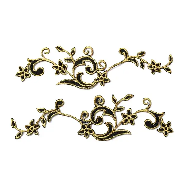 Flower Polyester Computerized Embroidery Sew on Patches