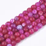 Natural Crackle Agate Beads Strands