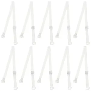 10 Pairs TPU Non-slip Bra Straps