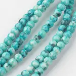 Natural Ocean White Jade Bead Strands