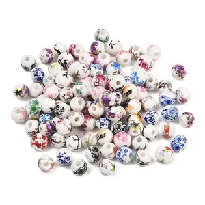 Printed Handmade Porcelain Beads