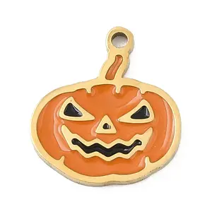 Halloween 304 Stainless Steel Enamel Pendants