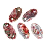 Natural Agate(Dyed & Heated) Links Connector Charms