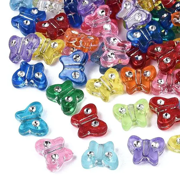 Plastic Butterfly Beads