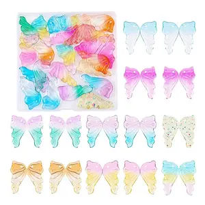 Spray Painted Glass Pendants