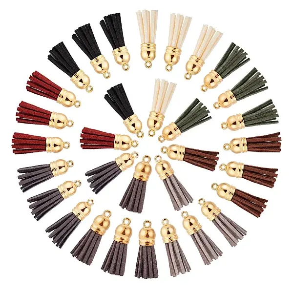 Faux Suede Tassel Pendant Decorations