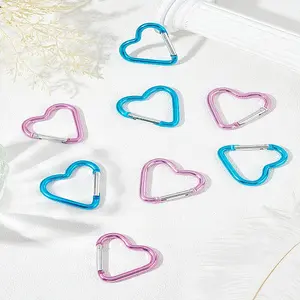 8Pcs 2 Colors Aluminum Alloy Rock Climbing Carabiners