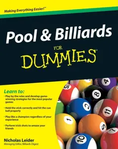 Pool and Billiards For Dummies - Nicholas Leider