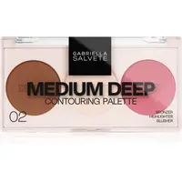 Gabriella Salvete Contouring Palette kontúrovacia paletka na tvár odtieň 02 Medium Deep 9 g