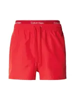 Calvin Klein Swimwear Plavecké šortky  červená / biela