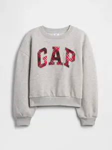 GAP Dětská oversize mikina s logem - Holky