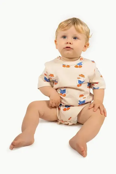 Bavlněné kojenecké body Tinycottons READERS BODY SS25-008