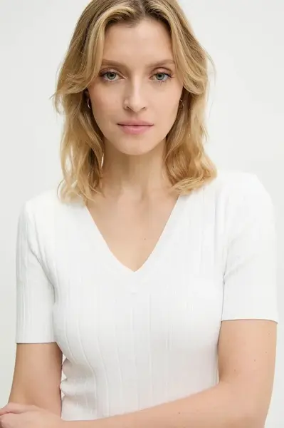 Svetr Answear.LAB dámský, bílá barva, lehký