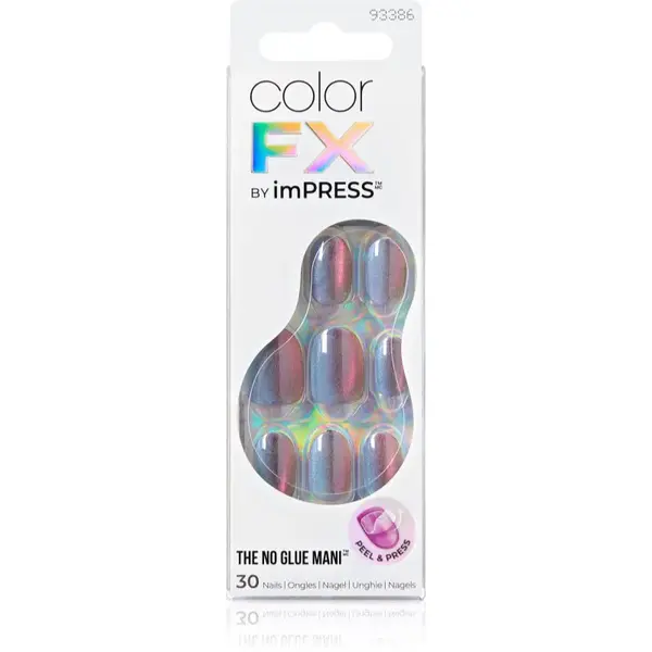 KISS Color FX im Press umelé nechty samolepiace Fly Up 30 ks