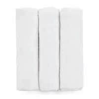 Petite&Mars Moussy látkové plienky Total White 68 x 68 cm 3 ks