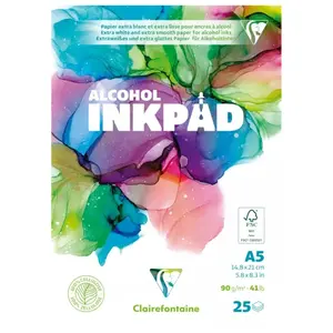 Blok pro alkoholové inkousty Inkpad lepený A5 90g