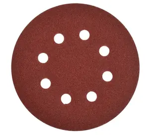 GEKO Brusné papírové kotouče, smirek, průměr 125mm, 8 otvorů, různé hrubosti a velikosti balení Počet kusů: 50ks, Zrnitost: P120