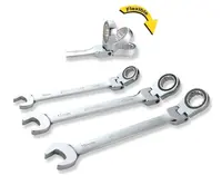 Ráčnový očkoplochý klíč s kloubem 14 mm - JONNESWAY W66114 Velikost: 14 mm