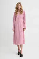 Šaty Stine Goya růžová barva, midi, SG-SS25-D111-2342