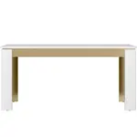 Stůl Lazio LAZT02 U008/U080 160-200 bílý alpský