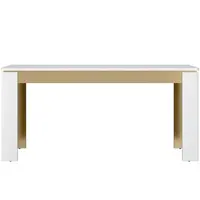 Stůl Lazio LAZT02 U008/U080 160-200 bílý alpský