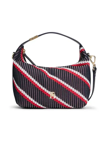TOMMY HILFIGER Kabelka  námornícka modrá / červená / biela
