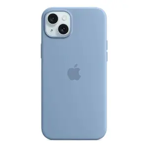 Pouzdro Silicone Case with MagSafe pro Apple iPhone 15 Plus, winter blue