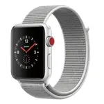 BStrap Nylon remienok na Apple Watch 42/44/45mm, Silver