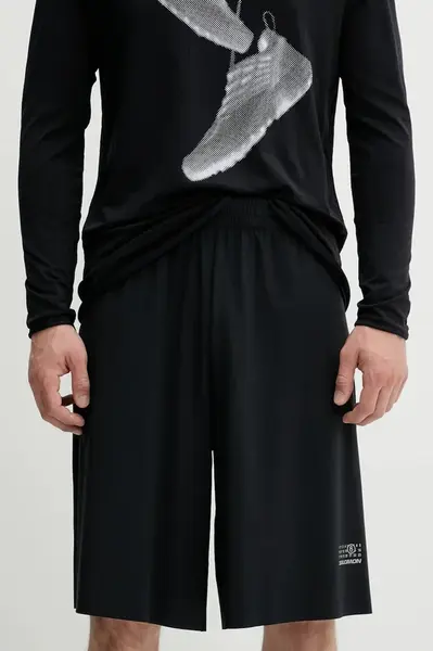 Kraťasy MM6 Maison Margiela x Salomon pánské, černá barva, SH0MU0017
