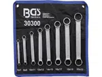 BGS Technic BGS 30300 Oboustranné očkové klíče 8 ÷ 22 mm, extra ploché. Sada 8 dílů v tašc