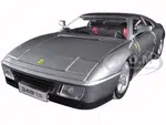 Ferrari 348 TS Grey 1/18 Diecast Model Car by Bburago