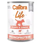Calibra Dog Life konzerva Puppy & Junior Lamb with Rice 400 g
