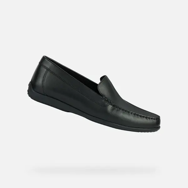 Black men's moccasins Geox Ascanio - Men's
