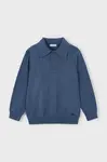 Dětský svetr s příměsí vlny Mayoral modrá barva, 4122