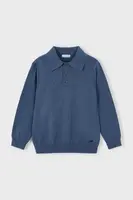Dětský svetr s příměsí vlny Mayoral modrá barva, 4122