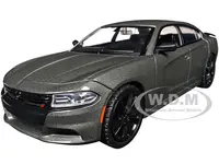 2023 Dodge Charger SXT Gray Metallic "Timeless Legends" Series 1/24 Diecast Model Car by Motormax